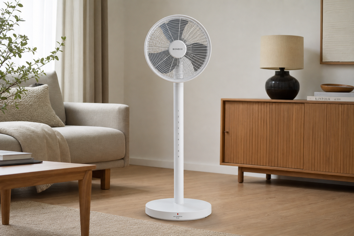 Boneco F220 Air Shower Fan in the home