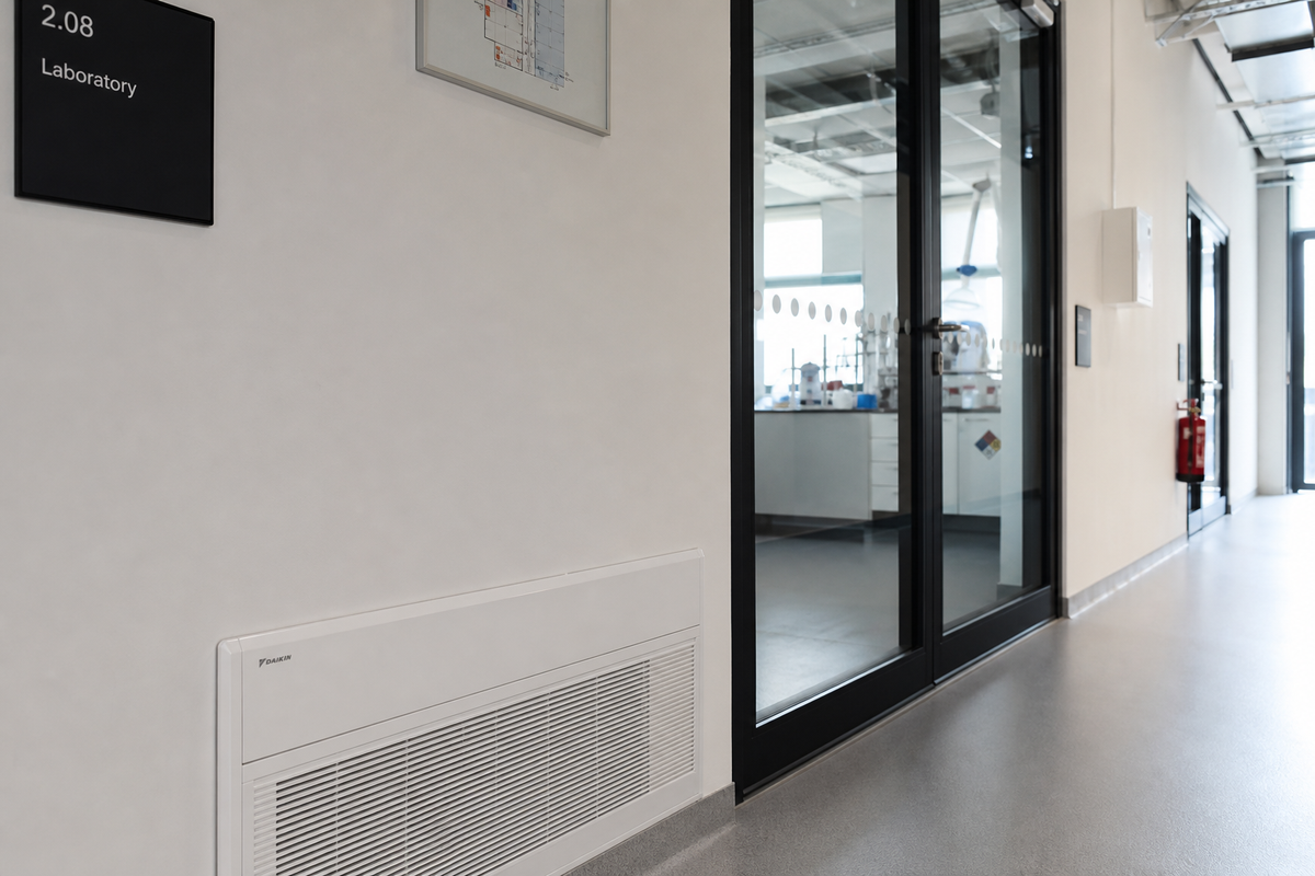 Daikin FNA25 Concealed Floor Console 2.5kW in the home