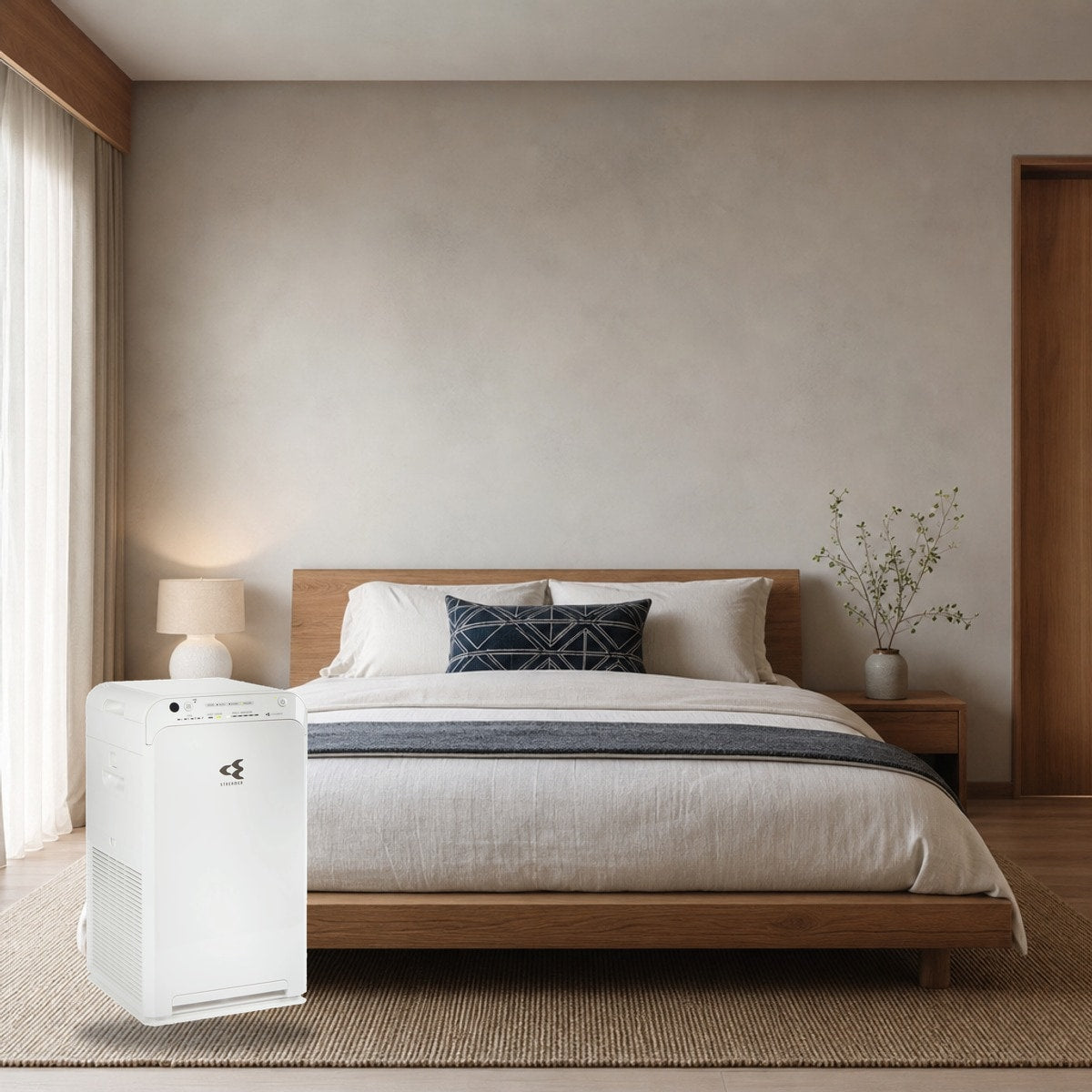 Daikin MC55W Streamer Air Purifier in the home
