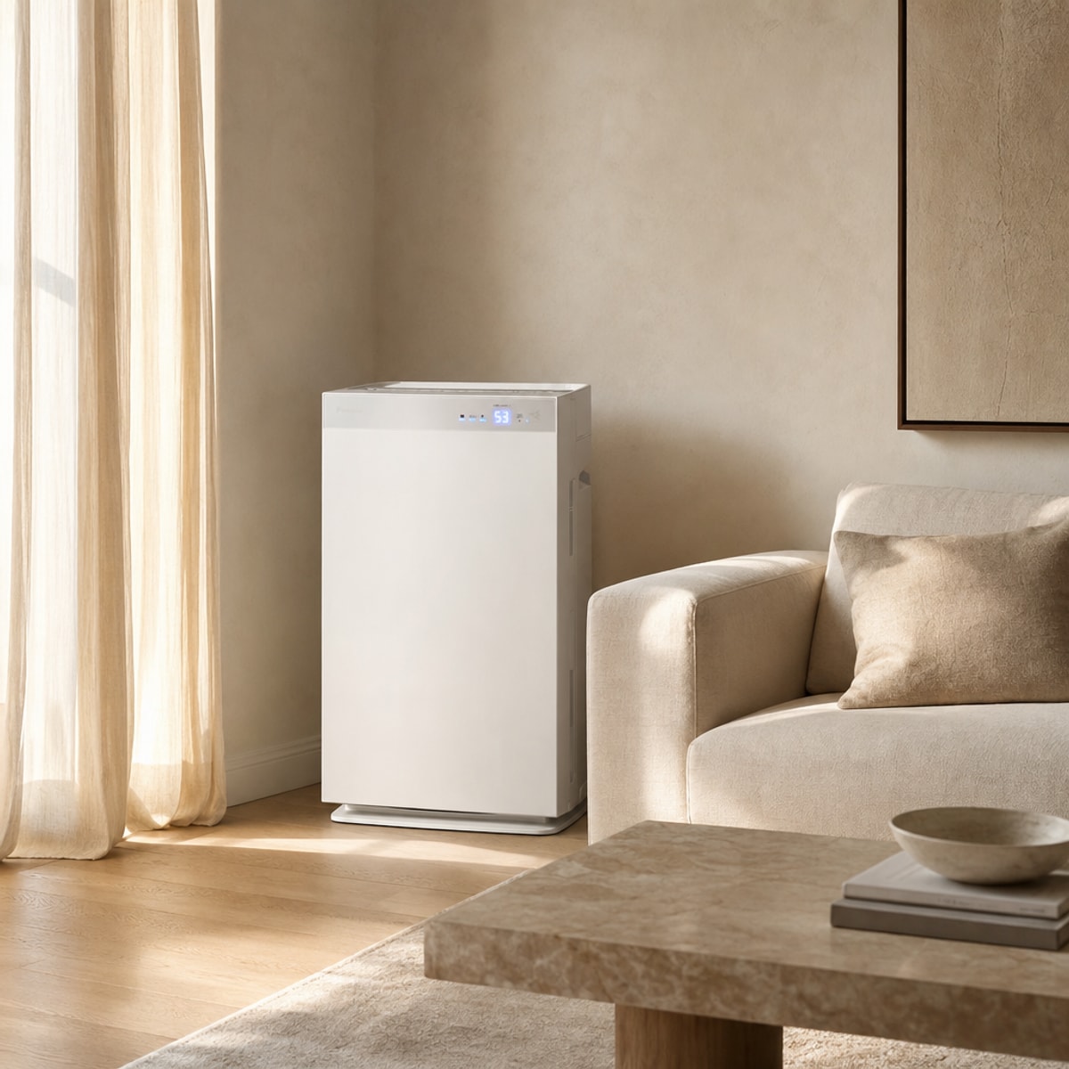 Daikin MCK70Y Humidifying Streamer Purifier in the home