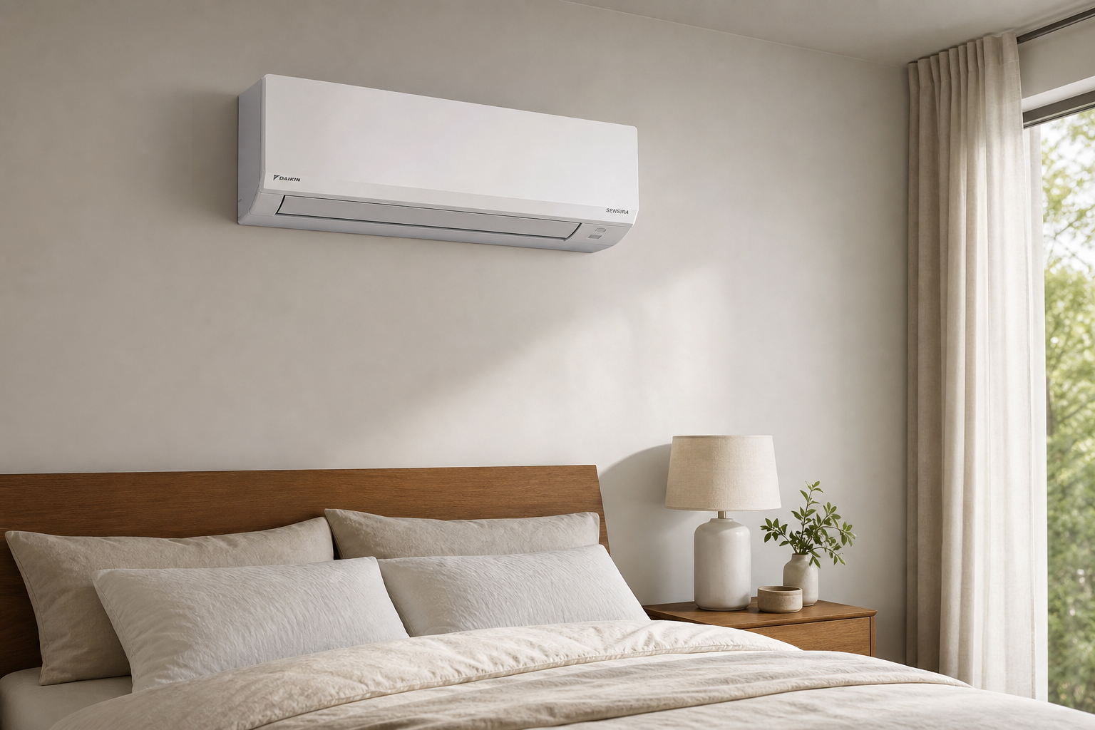 Daikin Sensira 2.5kW Wall Split in the home