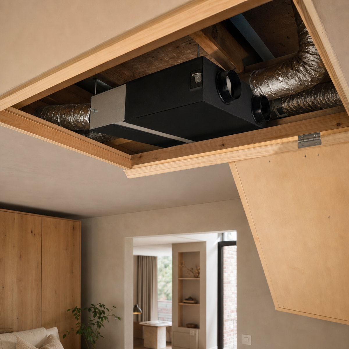Daikin VAM 350 Heat Recovery Ventilator in the home