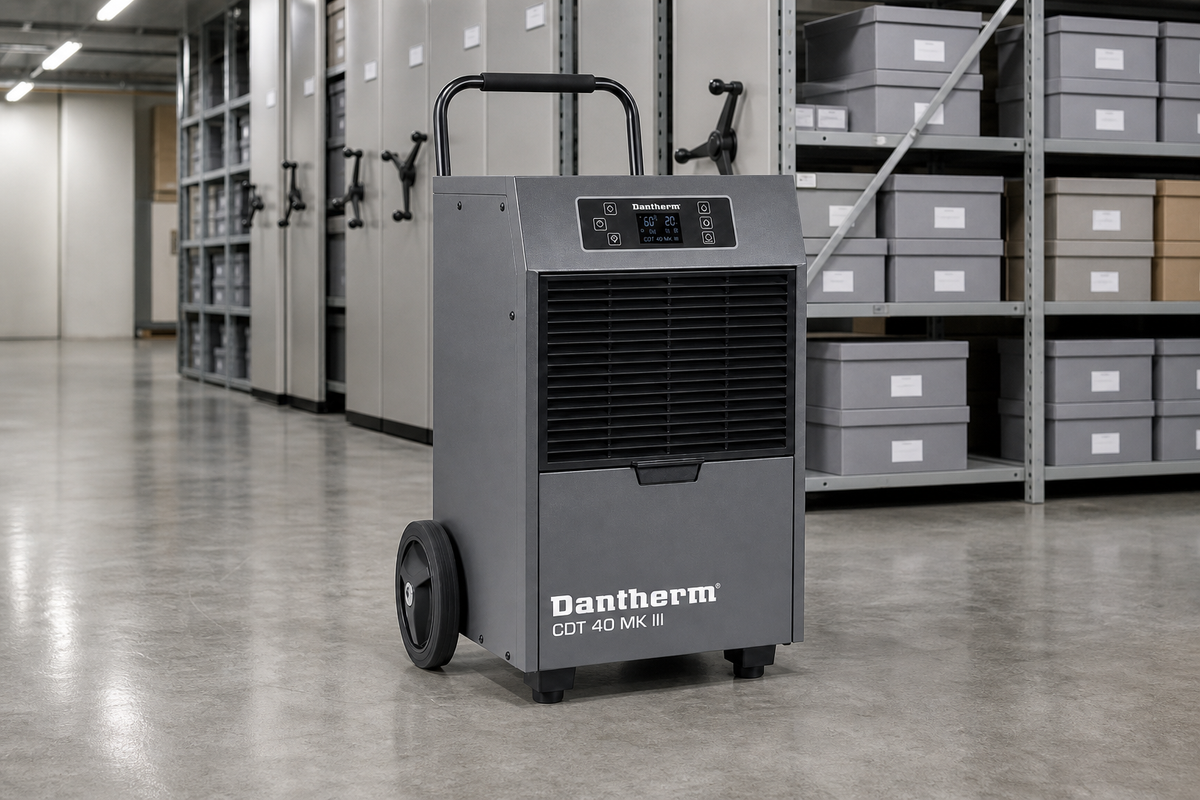 Dantherm CDT 40 MK III Commercial Dehumidifier in the home