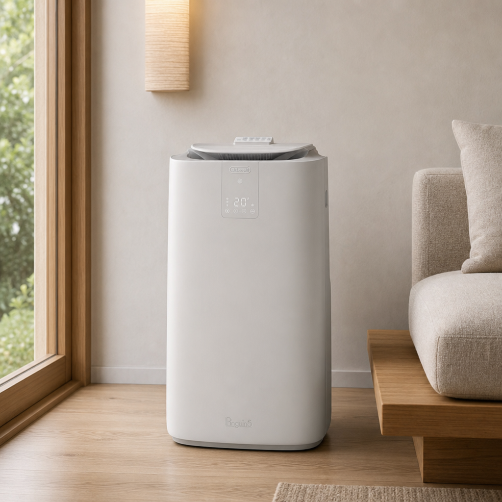 De'Longhi Pinguino AP98 GentleJet Portable AC in the home
