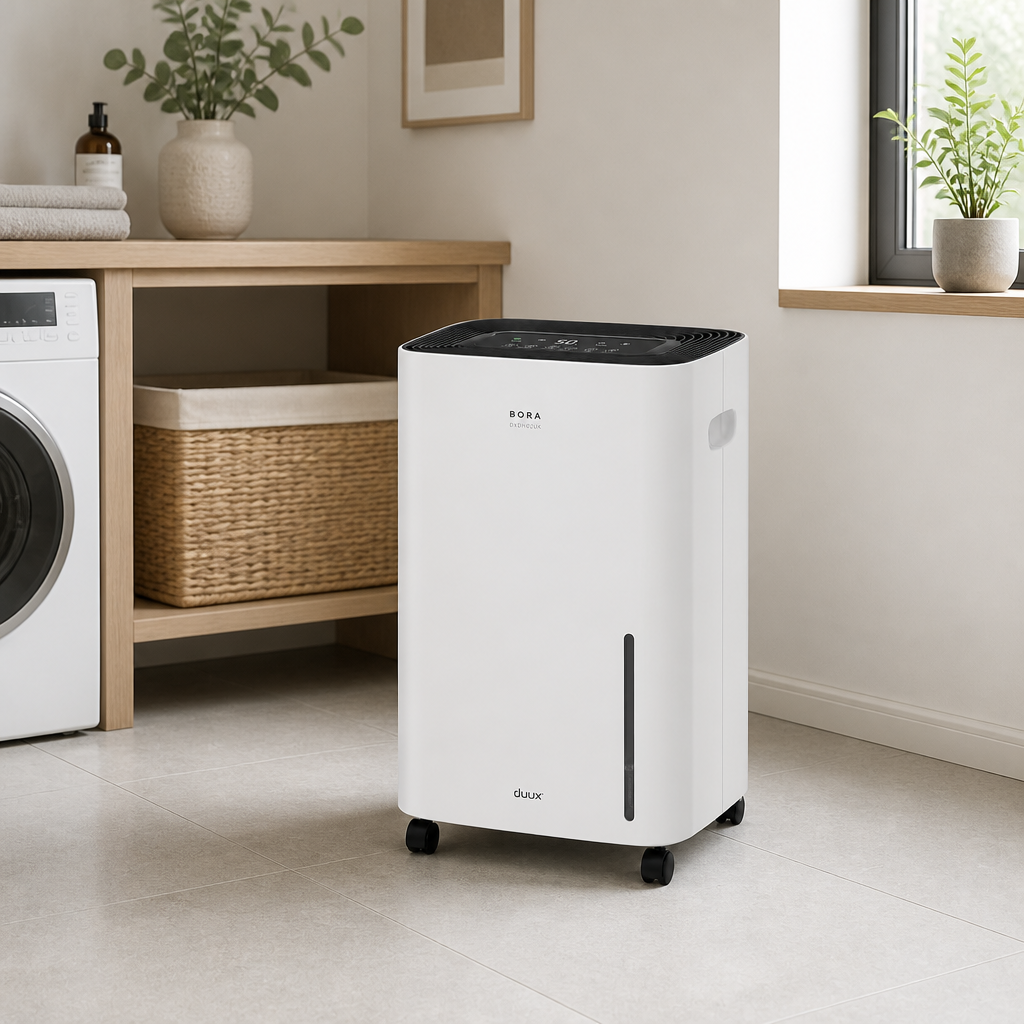 Duux Bora DXDH02UK Smart Dehumidifier in the home