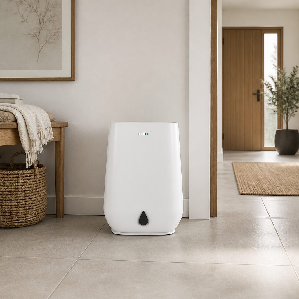 EcoAir DD3 Classic MK3 Desiccant Dehumidifier in the home