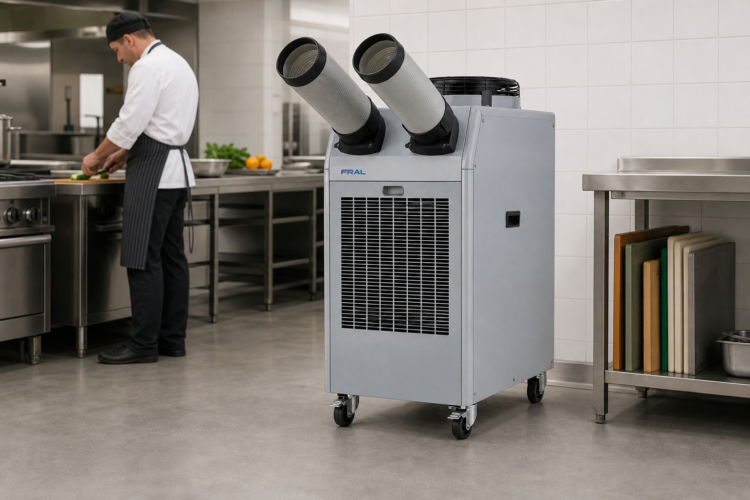 Fral FSC25 Commercial Spot Cooler 7kW in the home