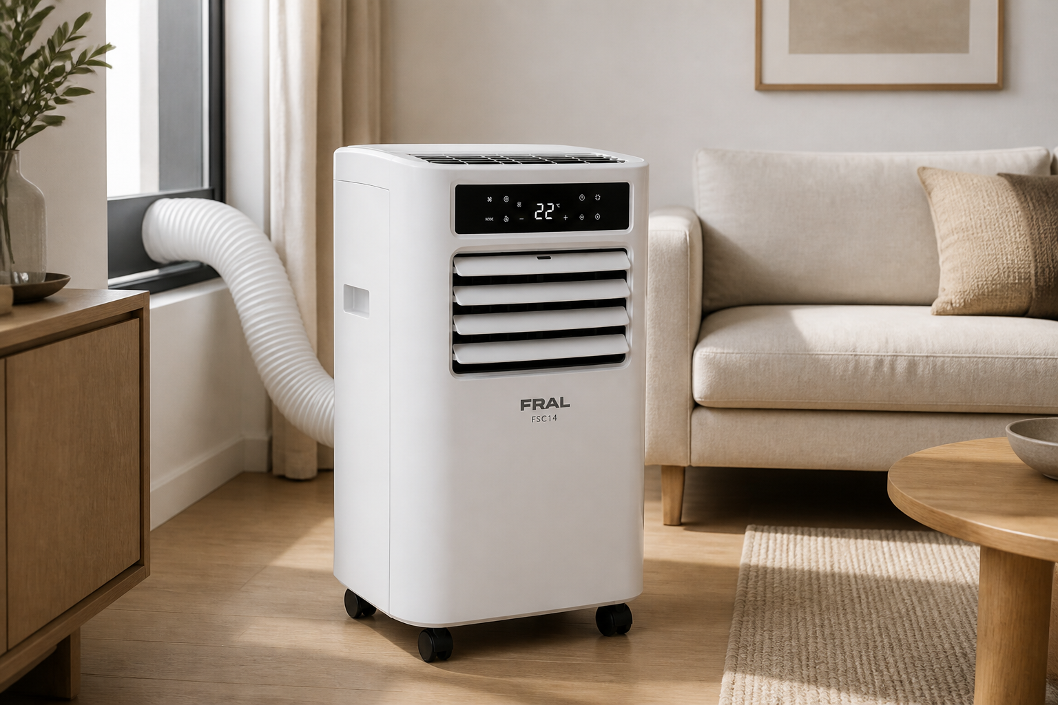 Fral SC14 14000 BTU Portable AC in the home