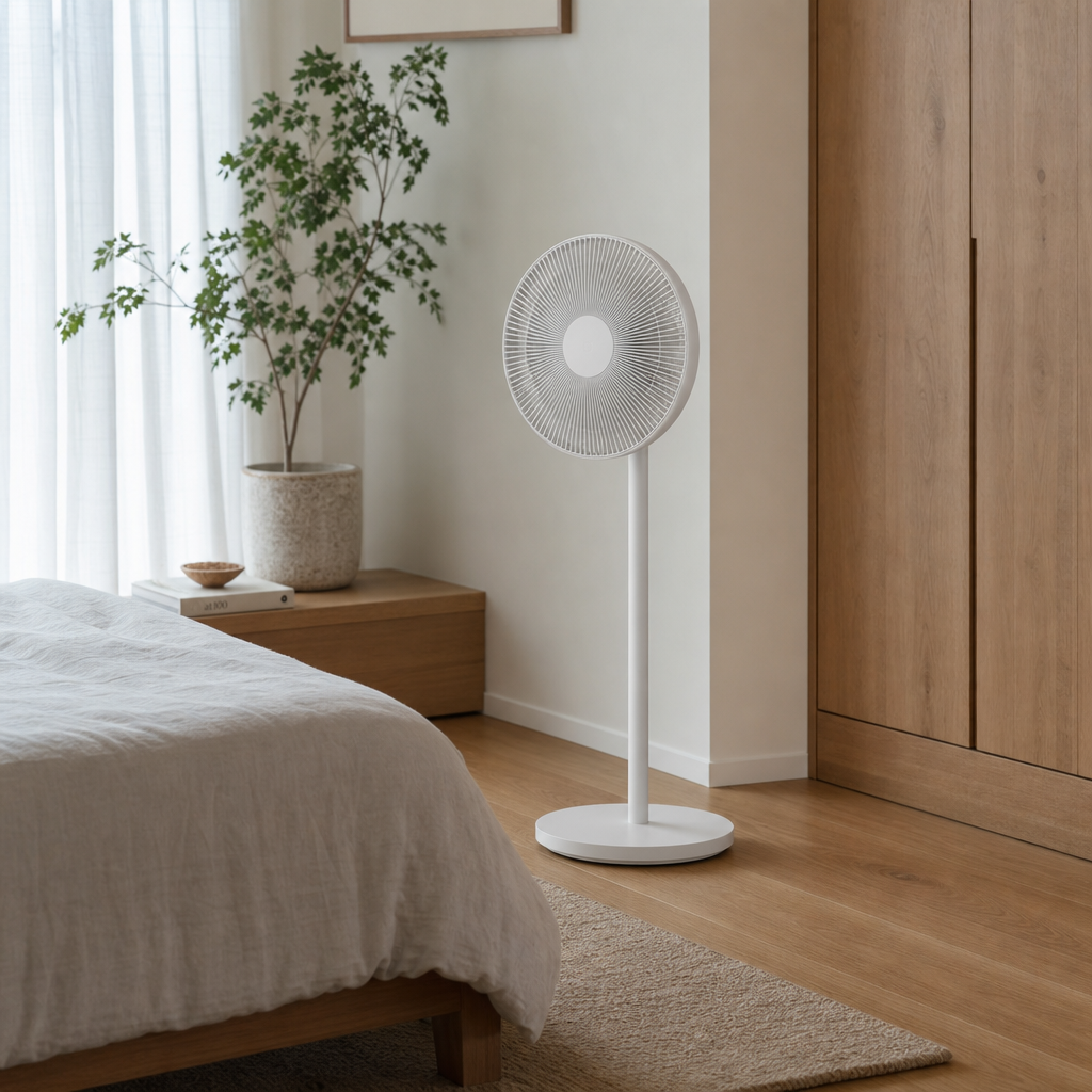 Gree Quiet Standing Fan Pro in the home
