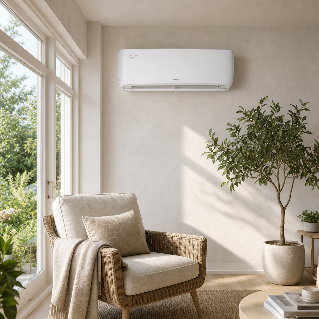 Gree Freair 1.5PK Fresh-Air Wall Split in the home