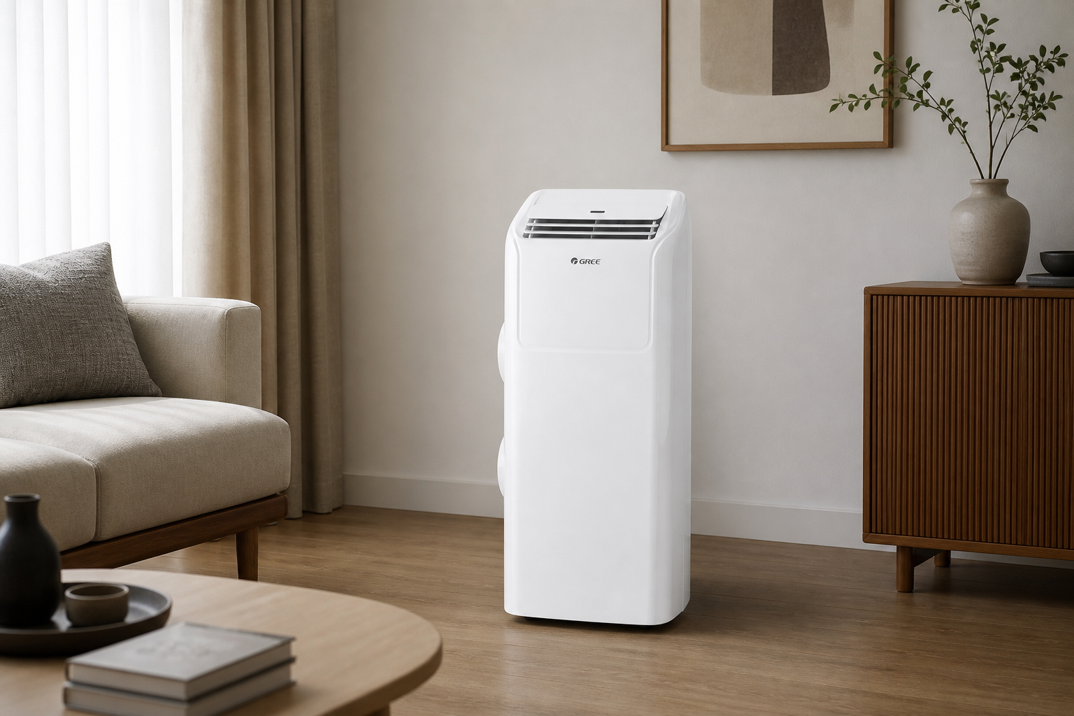 Gree AOVIA Portable AC 7k BTU in the home