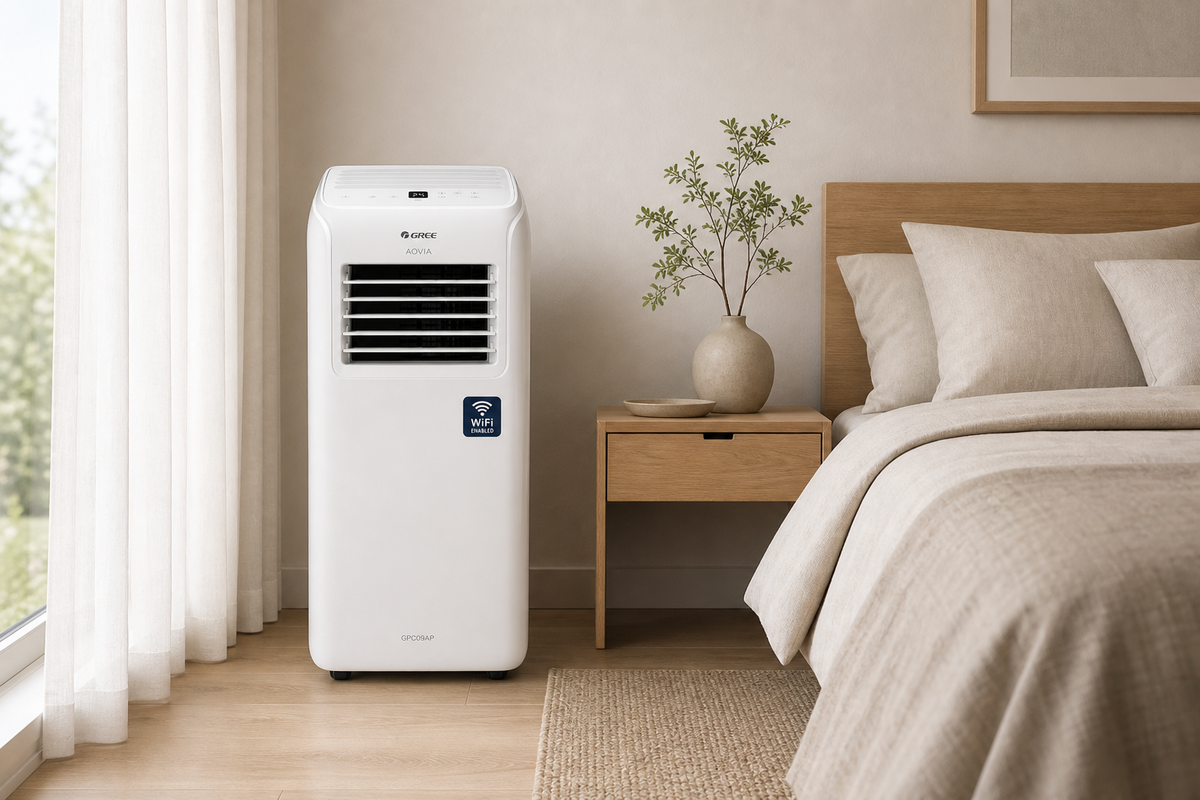 Gree AOVIA Portable AC 9k BTU in the home