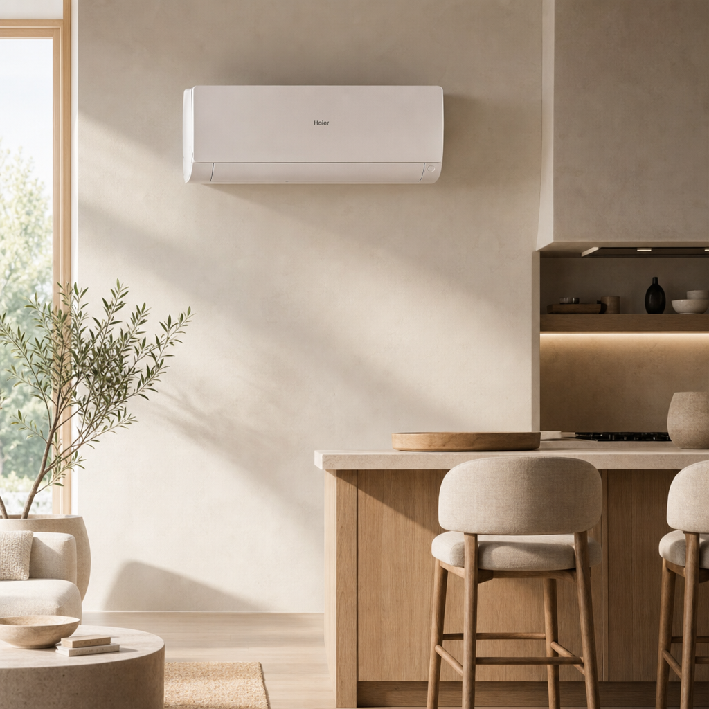 Haier Flexis 2.5kW in the home