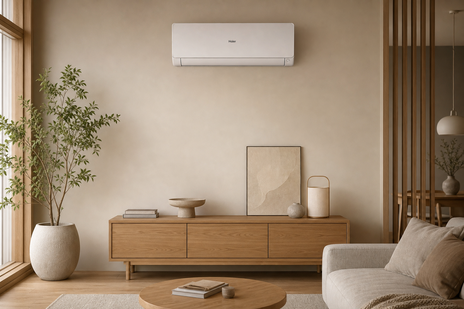 Haier Pearl 3.5kW in the home