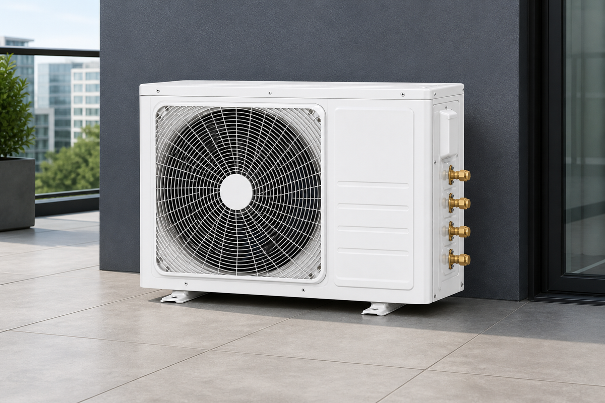 iPAC 10kW 4-Port Multi Outdoor Unit in the home