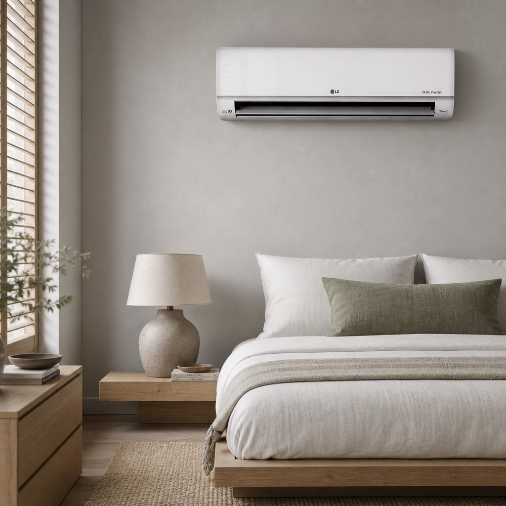 LG DualCool 2.5kW in the home