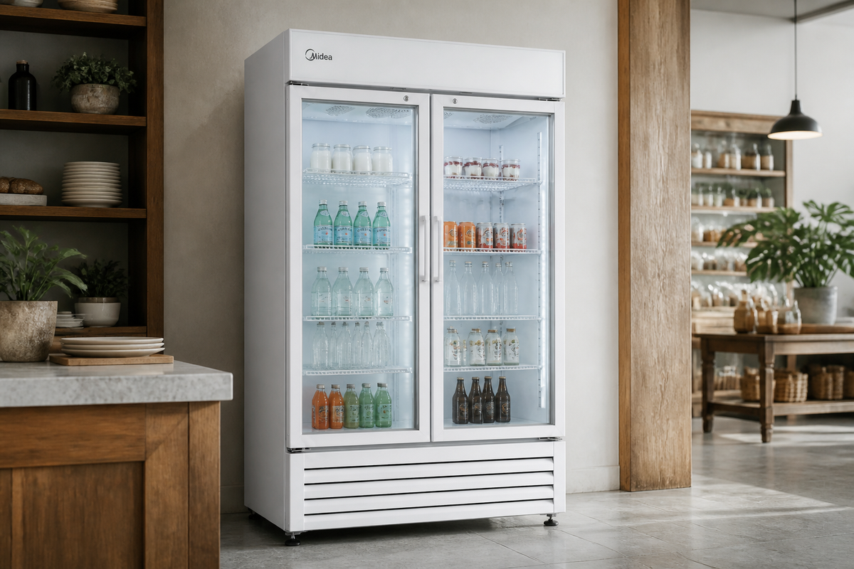 Midea Display Chiller 1200mm in the home