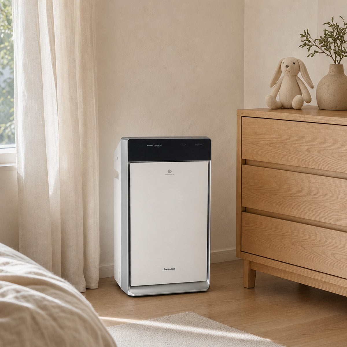 Panasonic nanoe X Air Purifier in the home