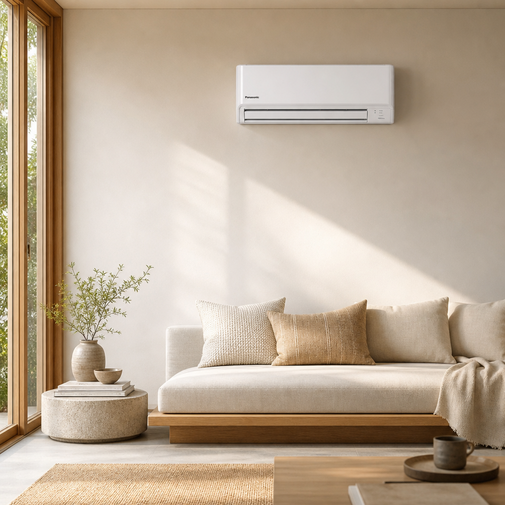 Panasonic TZ Super-Compact 2.5kW Wall Split in the home
