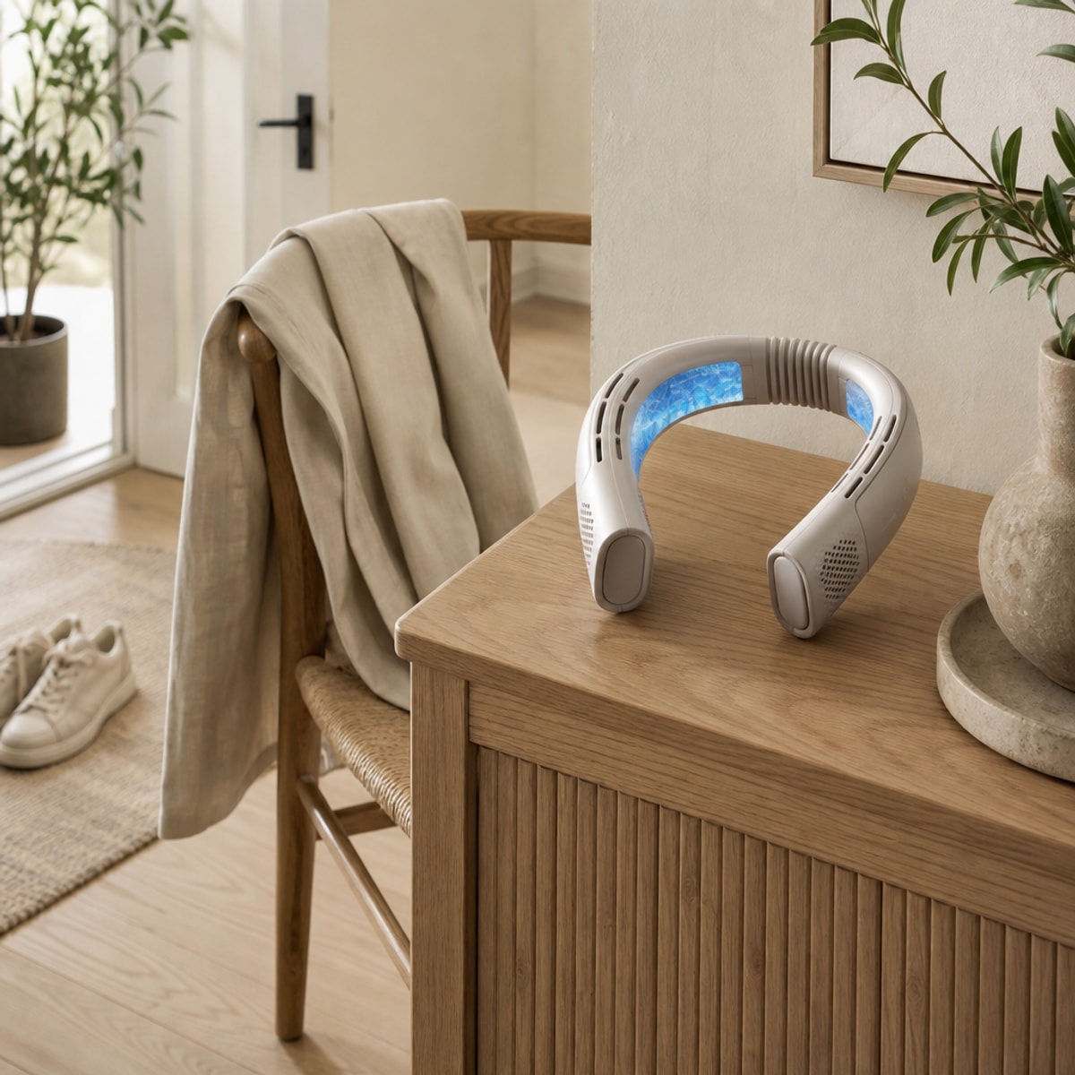 Torras Coolify Air Neck Cooler in the home