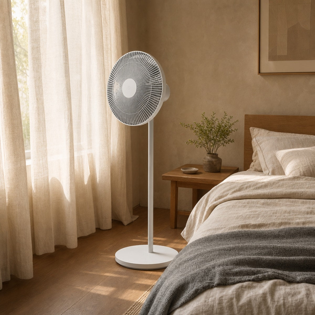 Xiaomi Smart Standing Fan in the home