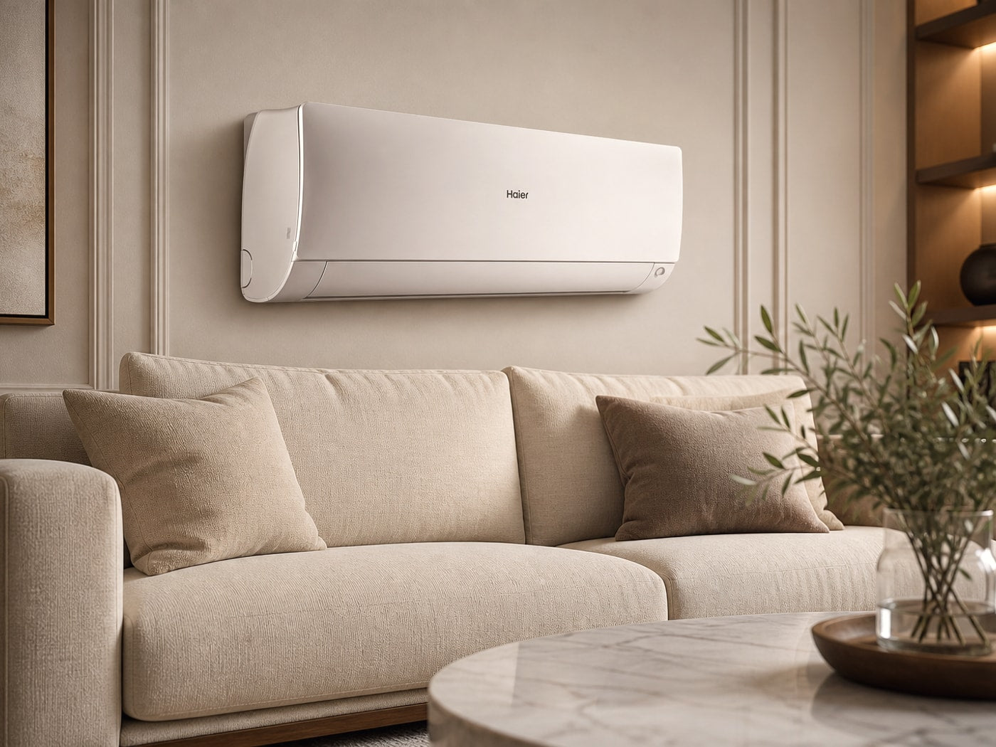 Haier Flexis wall cooling in a refined interior